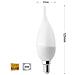 Lampadina Led 6 W Soffio Colpo Di Vento Luce Bianca E14 6w C37 - Foto miniatura 1