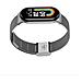 Cinturino In Metallo Per Xiaomi Mi Band 8/9 Grey - Foto miniatura 2