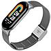 Cinturino In Metallo Per Xiaomi Mi Band 8/9 Grey - Foto miniatura 3
