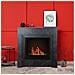 Camino A Bioetanolo Da Terra Bellini In Legno Effetto Marmo Nero Made In Italy L96 X P35 X H96 - Foto miniatura 2