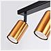 Lampada Da Soffitto Winx 3 Nero /coop Sl. 1376 - Moderno Lampade Da Soffitto Nero /rame 18.5x45x6 Cm - Foto miniatura 6