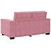 Divano a 2 Posti Rosa 120 cm in Velluto - Foto miniatura 5