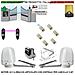 Automazione Cancello Kit Motori Braccio Articolato 24 V 2 Ante Da 0,5 A 2,5 Mt Centrale 220/24 V Faro Selettore Coppia - Foto miniatura 1