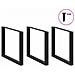 Gambe Tavolo Pranzo A U 2 Pz Nero 100x(72-73) Cm Acciaio - Foto miniatura 3