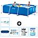 Piscina Fuori Terra - Rettangolo - 300x200x75 Cm - Blu - Include Accessori Coordinati A152 - Foto miniatura 1
