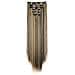 Extension Per Capelli Con Clip, 6 Pezzi Coffee - Foto miniatura 2