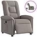Poltrona Elettrica Reclinabile Tortora in Tessuto - Foto miniatura 1