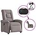 Poltrona Elettrica Reclinabile Tortora in Tessuto - Foto miniatura 9