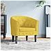 Poltrona Cabriolet Gialla in Velluto - Foto miniatura 2