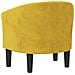 Poltrona Cabriolet Gialla in Velluto - Foto miniatura 5