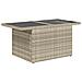 Set Divano da Giardino 6 Pezzi con Cuscini Grigio Chiaro in Polyrattan, Divano da Giardino 2 Posti con Cuscini Grigio Chiaro in Polyrattan - Foto miniatura 7