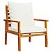 Set Salotto da Giardino 5 pz con Cuscini Legno Massello Acacia - Foto miniatura 5