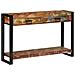 Tavolo Consolle Multicolore 120x33x75 cm Legno Massello di Recupero - Foto miniatura 4