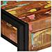Tavolo Consolle Multicolore 120x33x75 cm Legno Massello di Recupero - Foto miniatura 7
