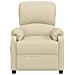 Poltrona Reclinabile In Tessuto Crema - Foto miniatura 2