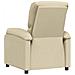 Poltrona Reclinabile In Tessuto Crema - Foto miniatura 4