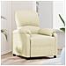 Poltrona Reclinabile In Tessuto Crema - Foto miniatura 8