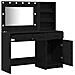 Tavolo da Trucco con cassetto 2 pcs Nero 78.5 x 41 x 135 cm - Foto miniatura 6
