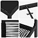 Set da Pranzo per Giardino 5 pcs Nero Rattan in PVC - Foto miniatura 9