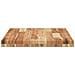 Piano Tavolo Rettangolare 80x50x4cm in Legno Massello di Acacia - Foto miniatura 7