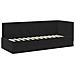 Cornice del letto ad angolo Nero 80 x 200 cm Velluto - Foto miniatura 1