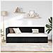 Cornice del letto ad angolo Nero 80 x 200 cm Velluto - Foto miniatura 4