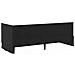 Cornice del letto ad angolo Nero 80 x 200 cm Velluto - Foto miniatura 7