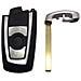 Guscio Di Ricambio Per Chiave Auto A 3 Pulsanti Compatibile Con Bmw Cas4 Serie F - Foto miniatura 1