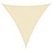Parasole A Vela Hdpe Triangolare 3,6x3,6x3,6 M Crema - Foto miniatura 1