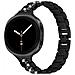 Elegante Cinturino In Acciaio Inossidabile Con Diamanti Compatibile Con Samsung Watch 8 (versione Più Piccola) Black - Foto miniatura 1