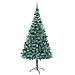 Albero di Natale artificiale Verde 210 cm PVC e Acciaio - Foto miniatura 4