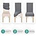 Coprisedia Impermeabile Elasticizzato Jacquard A Quadretti Piccoli - Grigio  L - Foto miniatura 2