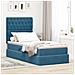 Letto con contenitore e materasso Blu Scuro 100 x 200 cm - Foto miniatura 2