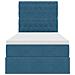 Letto con contenitore e materasso Blu Scuro 100 x 200 cm - Foto miniatura 7