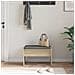 Panca per ingresso con cuscino Rovere Sonoma 63 x 38 x 40 cm - Foto miniatura 4
