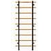 Spalliera Modulabile Di Design, Pioli In Legno Massello Ø 38,5 Mm, Distanza Pioli 220 Mm Jkv-sp Vertical Line - Foto miniatura 3