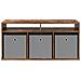 Lowboard con cassetto Rovere fumé 102 x 32 x 48,5 cm - Foto miniatura 6
