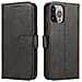 Custodia Magnetica Per Asus Zenfone 9, Cover Flip Con Supporto Per Portafoglio, Nera. - Foto miniatura 1