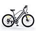 MileTrail 1 Bicicletta Elettrica da Montagna 26'', motore 250W, batteria 36V 13Ah, sensore di velocità, cambio a 7 velocità, freno idraulico a disco, sospensione anteriore, Grigia - Foto miniatura 3