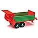 Rimorchio Spargiletame Rosso e Verde 1:16 2209 - Foto miniatura 2