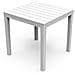Tavolo Quadrato Colore Bianco - Modello Bali - Foto miniatura 1