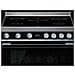 Cucina Elettrica CPF9IPBL 5 Zone di Cottura Forno Elettrico Dimensione 90 x 60 cm Colore Nero - Foto miniatura 3
