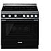 Cucina Elettrica CPF9IPBL 5 Zone di Cottura Forno Elettrico Dimensione 90 x 60 cm Colore Nero - Foto miniatura 5