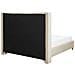 Letto Imbottito Con Rete A Doghe Beige 180 X 200 Cm Lubbon - Foto miniatura 10