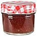 Vasi Marmellata In Vetro Coperchio Bianco E Rosso 24 Pz 110 Ml - Foto miniatura 2