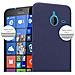 Custodia Compatibile Con Nokia Lumia 640 Xl In Frosty Azzurro - Hard Case Coperchio Protettivo In Frosted Look Contro I Graffi E Gli Urti - Foto miniatura 2