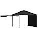 Gazebo Tetto Doppio Estendibile 3x3x2,75 m Antracite 180 g /m² - Foto miniatura 3