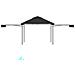 Gazebo Tetto Doppio Estendibile 3x3x2,75 m Antracite 180 g /m² - Foto miniatura 5