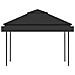 Gazebo Tetto Doppio Estendibile 3x3x2,75 m Antracite 180 g /m² - Foto miniatura 6