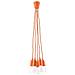 Lampadario A Sospensione, In Plastica, 25 X Max, Colore: Arancione - Foto miniatura 1